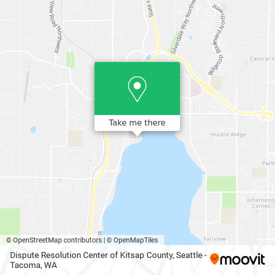 Mapa de Dispute Resolution Center of Kitsap County