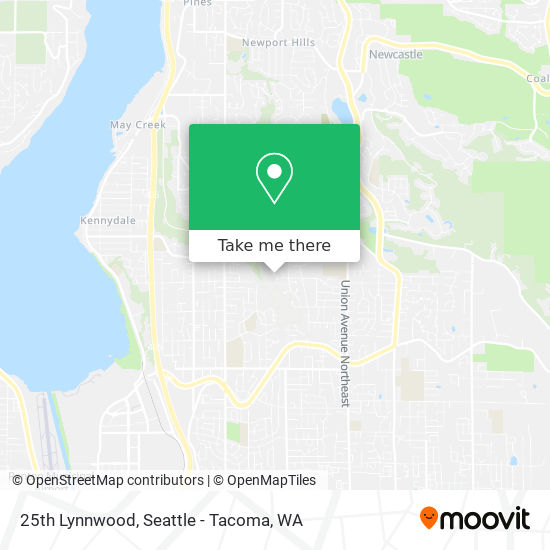 25th Lynnwood map