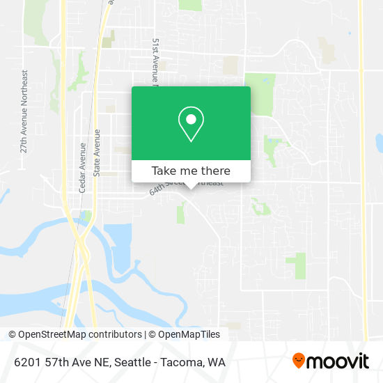 Mapa de 6201 57th Ave NE