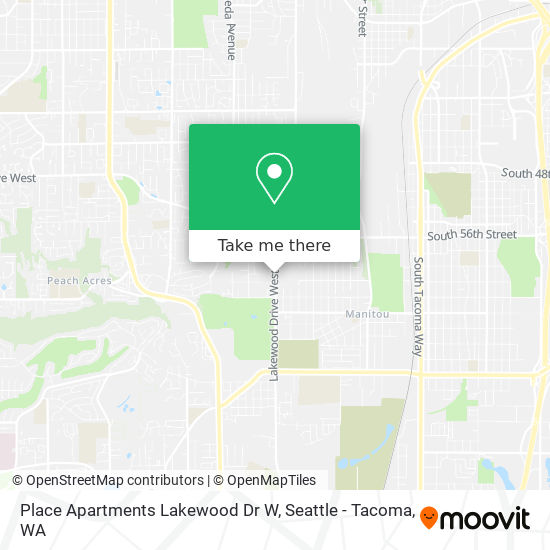 Place Apartments Lakewood Dr W map