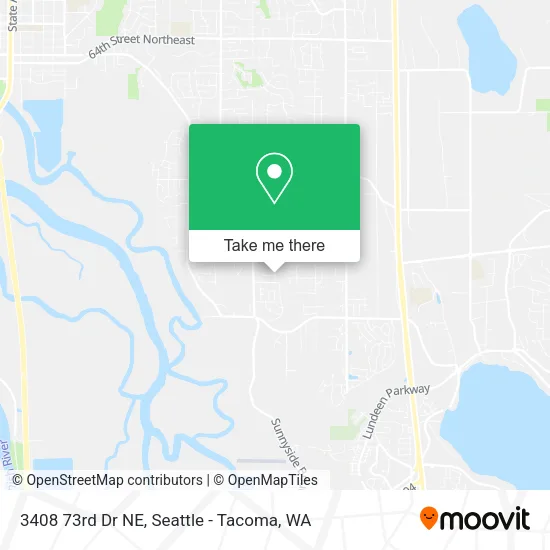 3408 73rd Dr NE map