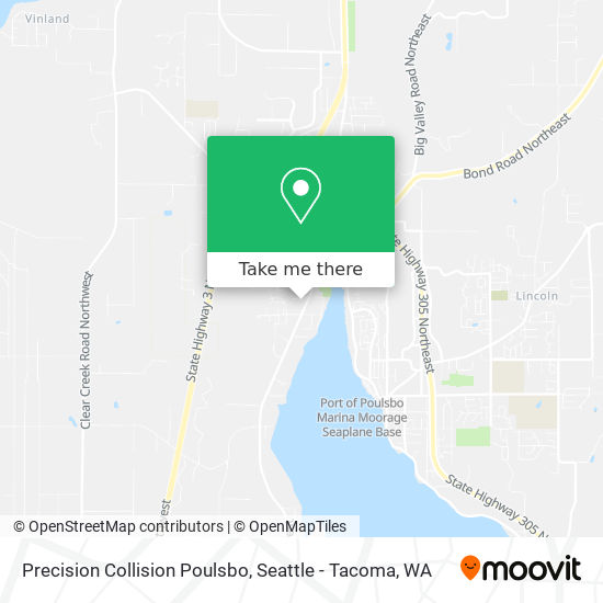 Mapa de Precision Collision Poulsbo