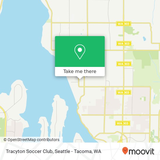 Mapa de Tracyton Soccer Club