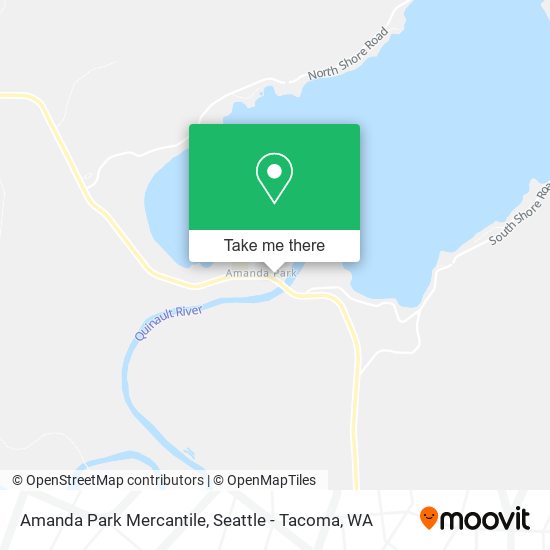 Amanda Park Mercantile map