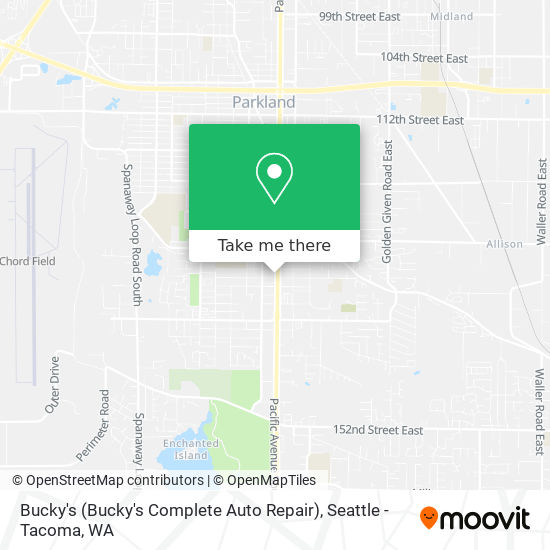 Mapa de Bucky's (Bucky's Complete Auto Repair)