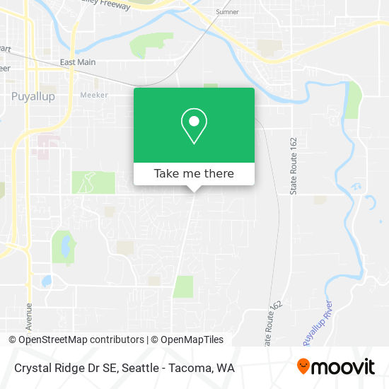 Crystal Ridge Dr SE map