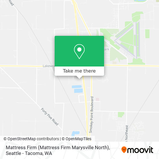 Mattress Firm (Mattress Firm Marysville North) map