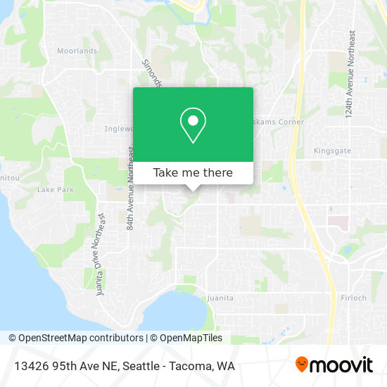 Mapa de 13426 95th Ave NE