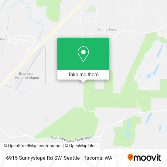 6915 Sunnyslope Rd SW map