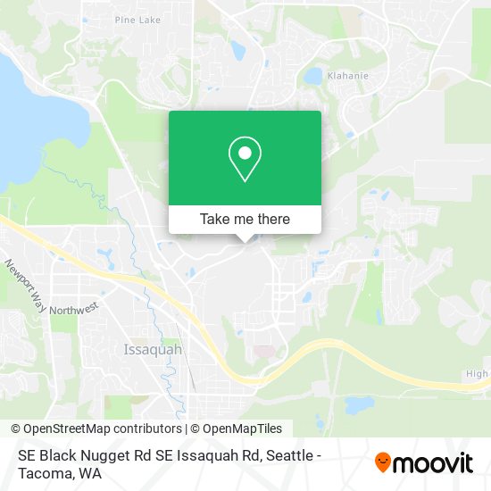 SE Black Nugget Rd SE Issaquah Rd map