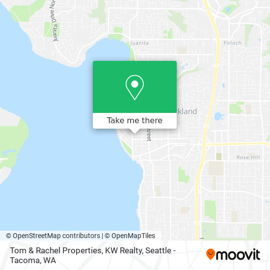 Tom & Rachel Properties, KW Realty map