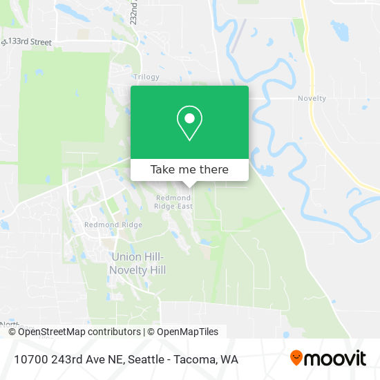 Mapa de 10700 243rd Ave NE