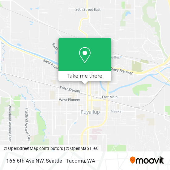 Mapa de 166 6th Ave NW