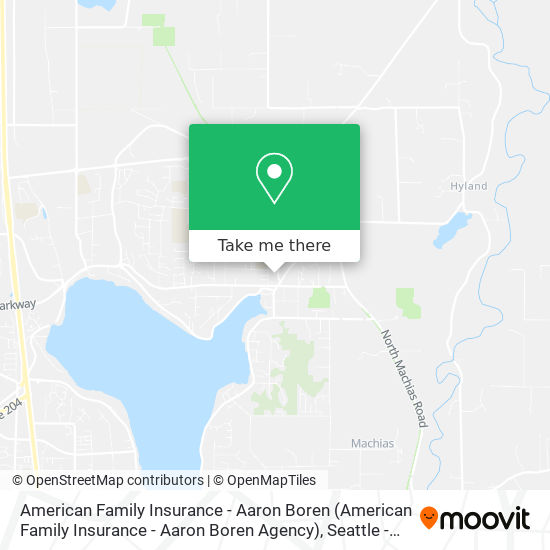 American Family Insurance - Aaron Boren map