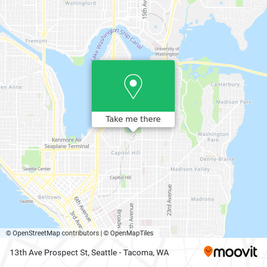 Mapa de 13th Ave Prospect St