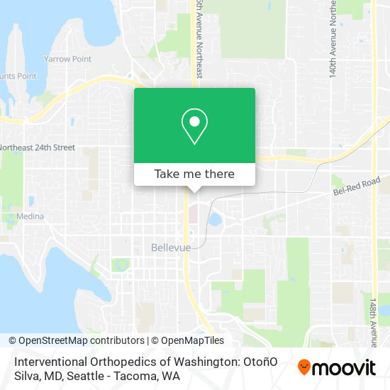 Mapa de Interventional Orthopedics of Washington: OtoñO Silva, MD