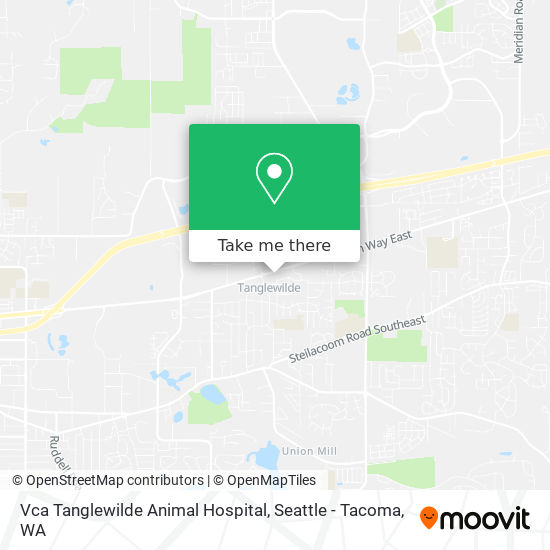 Mapa de Vca Tanglewilde Animal Hospital