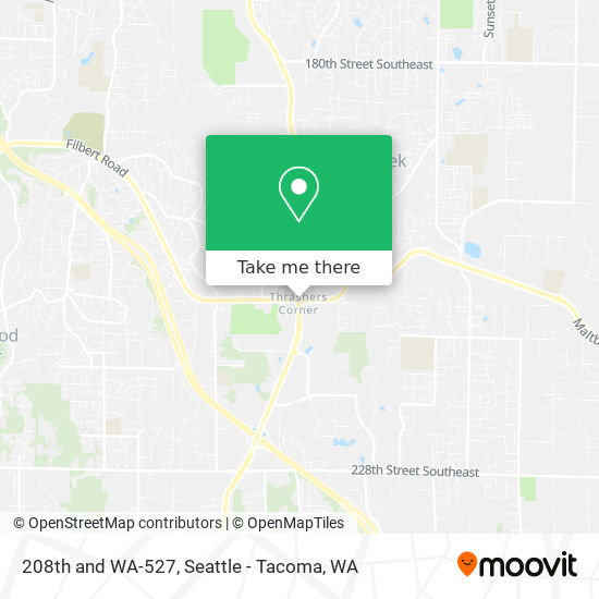 Mapa de 208th and WA-527