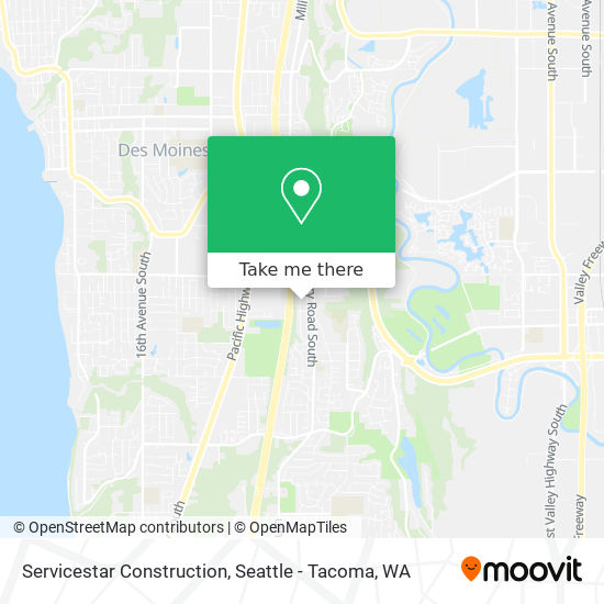 Servicestar Construction map