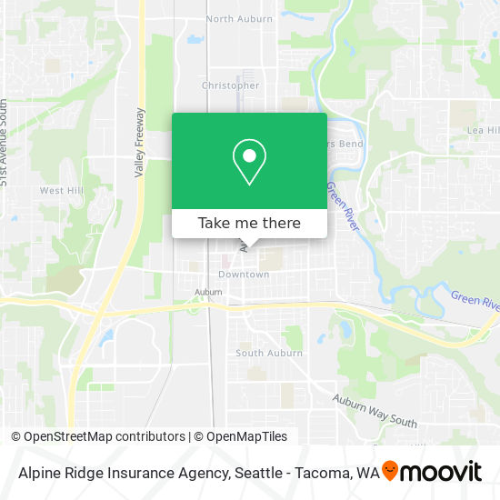 Alpine Ridge Insurance Agency map