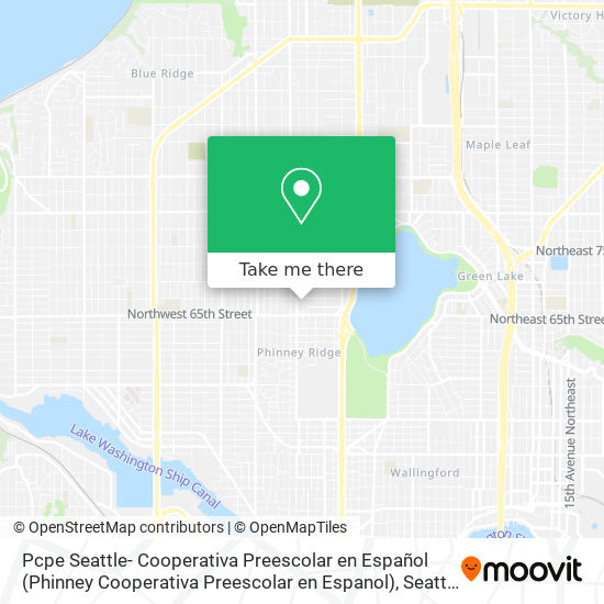 Pcpe Seattle- Cooperativa Preescolar en Español (Phinney Cooperativa Preescolar en Espanol) map