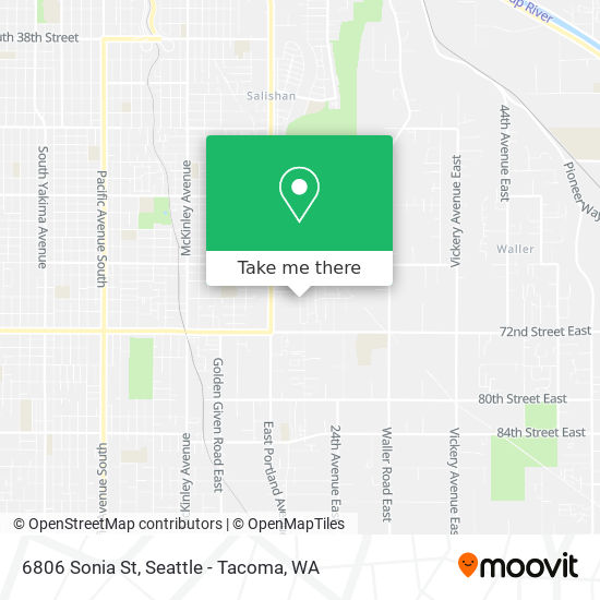 6806 Sonia St map