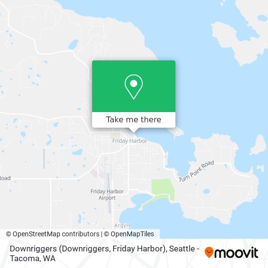 Mapa de Downriggers (Downriggers, Friday Harbor)