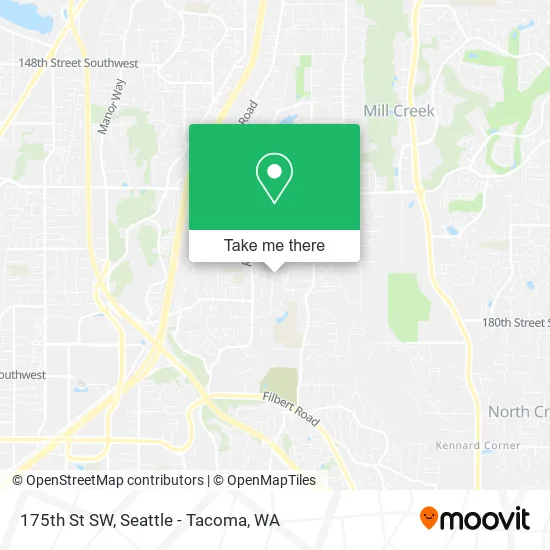 175th St SW map