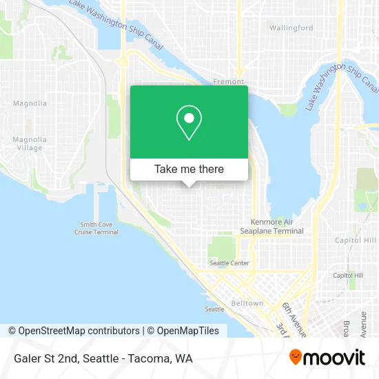 Galer St 2nd map