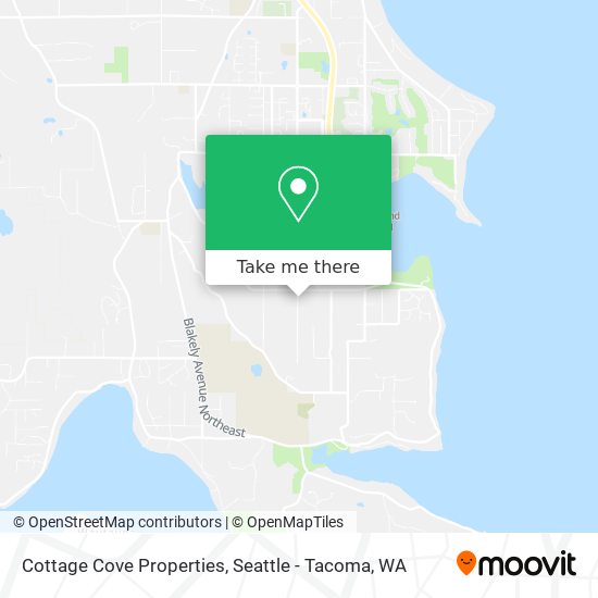 Cottage Cove Properties map