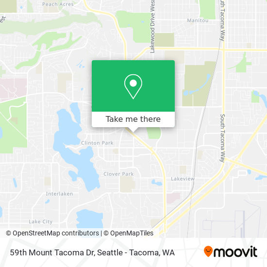 Mapa de 59th Mount Tacoma Dr