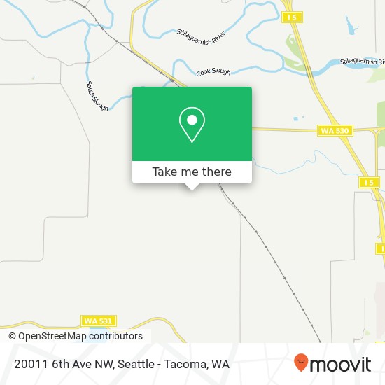 Mapa de 20011 6th Ave NW, Arlington, WA 98223