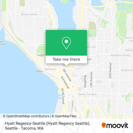 Mapa de Hyatt Regency-Seattle
