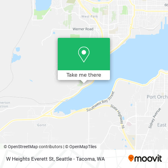 Mapa de W Heights Everett St