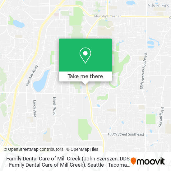 Family Dental Care of Mill Creek (John Szerszen, DDS - Family Dental Care of Mill Creek) map