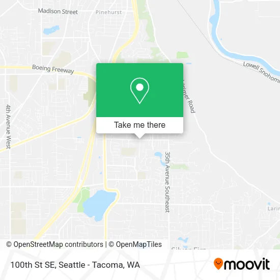 100th St SE map