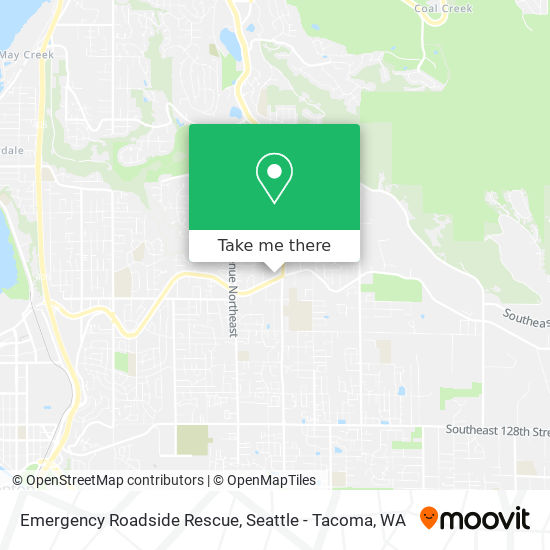 Emergency Roadside Rescue map