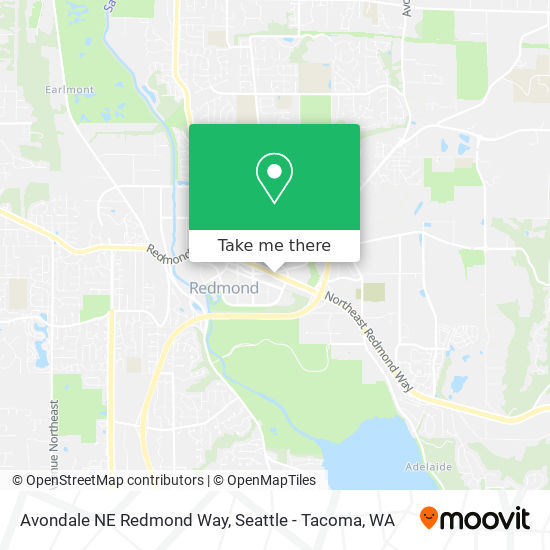 Avondale NE Redmond Way map