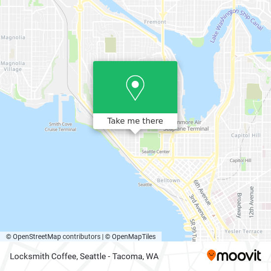 Locksmith Coffee map