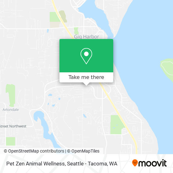 Pet Zen Animal Wellness map