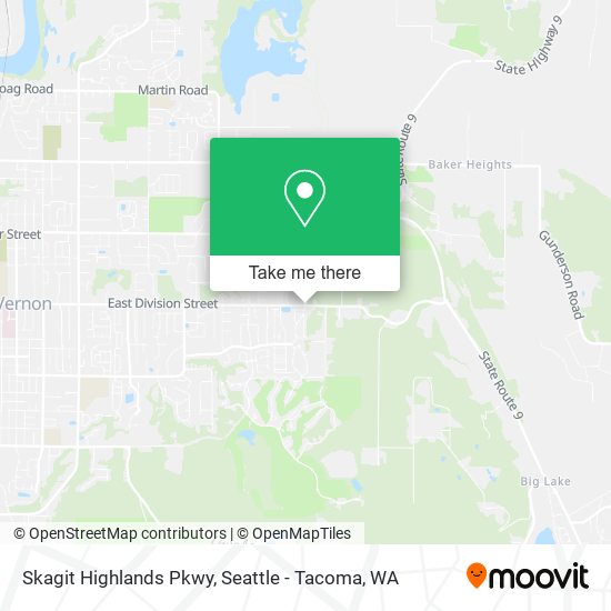 Skagit Highlands Pkwy map