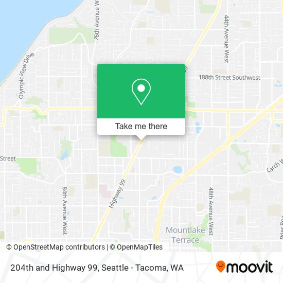 Mapa de 204th and Highway 99