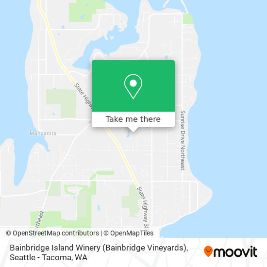 Mapa de Bainbridge Island Winery (Bainbridge Vineyards)