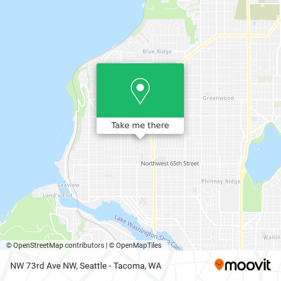 NW 73rd Ave NW map