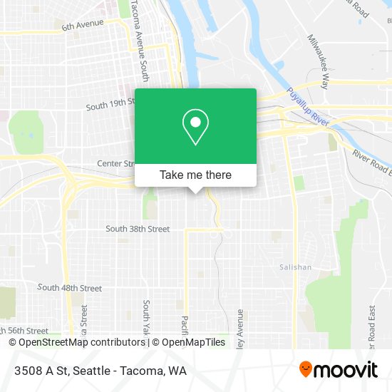 Mapa de 3508 A St