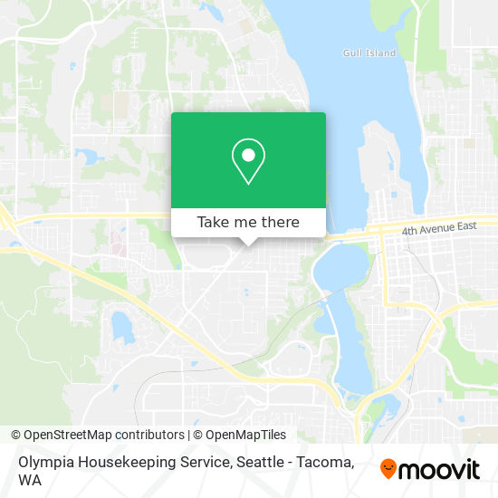 Olympia Housekeeping Service map