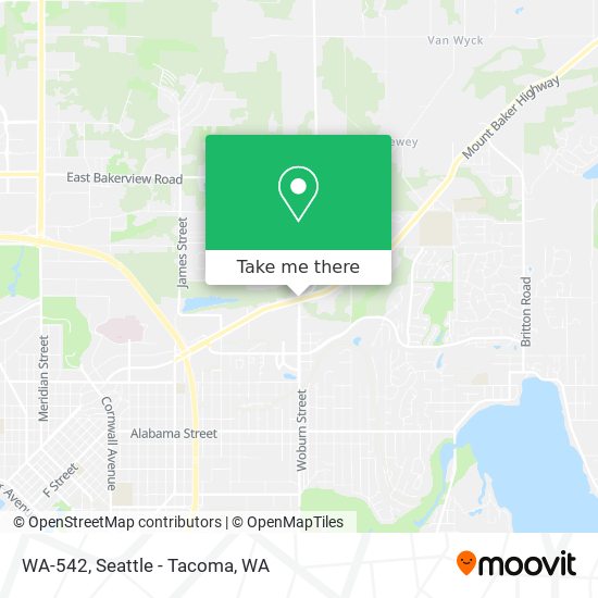 WA-542 map