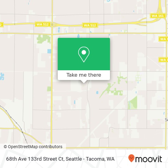 68th Ave 133rd Street Ct, Puyallup, WA 98373 map