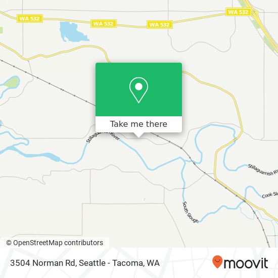 Mapa de 3504 Norman Rd, Stanwood, WA 98292