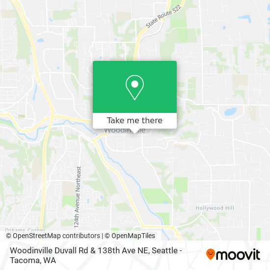 Mapa de Woodinville Duvall Rd & 138th Ave NE